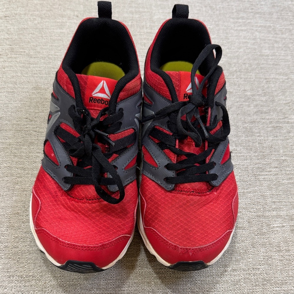 Reebok Kids Red and Gray Sneakers